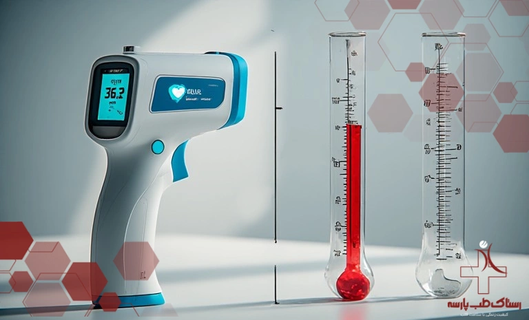 مقایسه دما سنج جیوه ای و تب سنج دیجیتالی